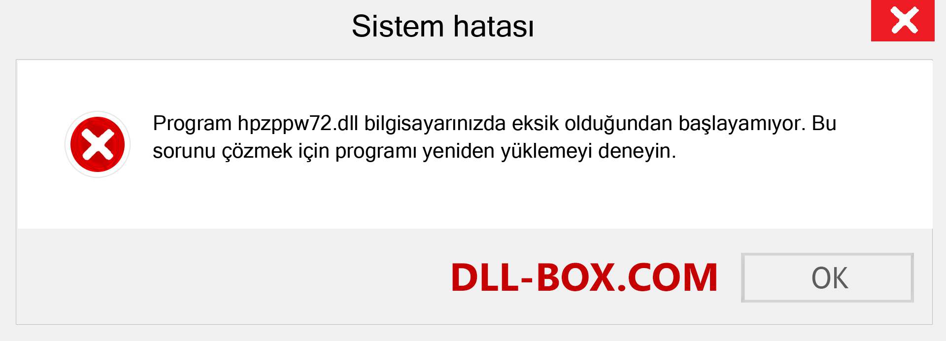 hpzppw72.dll dosyası eksik mi? Windows 7, 8, 10 için İndirin - Windows'ta hpzppw72 dll Eksik Hatasını Düzeltin, fotoğraflar, resimler